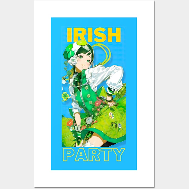 Irish Party Wall Art by Robbot17